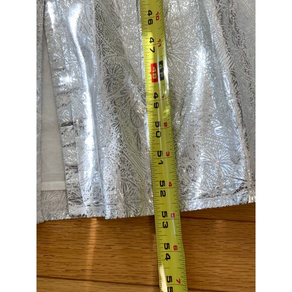 jude connally eliza dress silver nwt size large - Picture 8 of 9